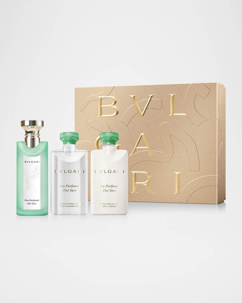 Eau Parfumee The Vert Christmas Gift Set, 3 x 2.5 oz.